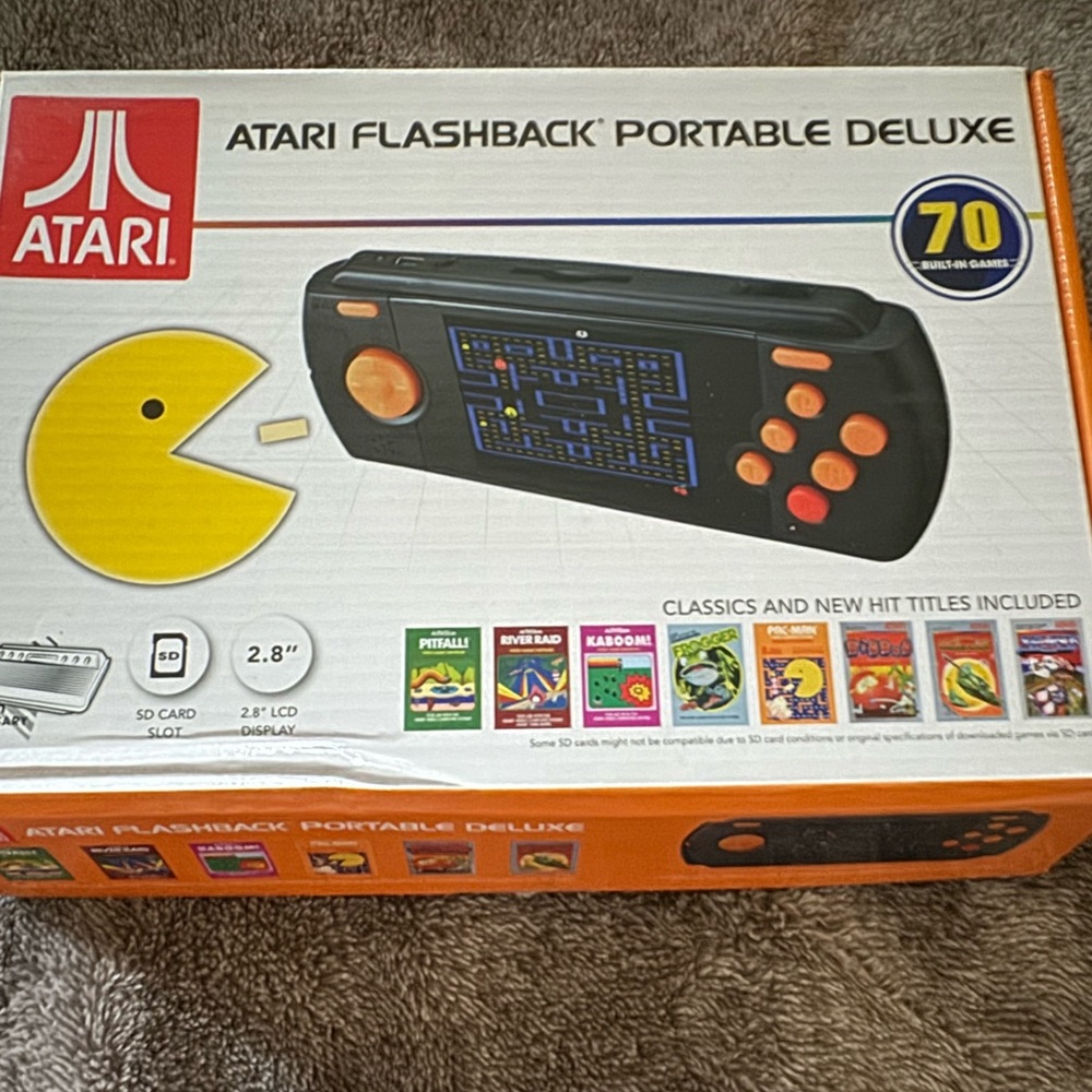 Atari Flashback Portable Deluxe Handheld 70 Games